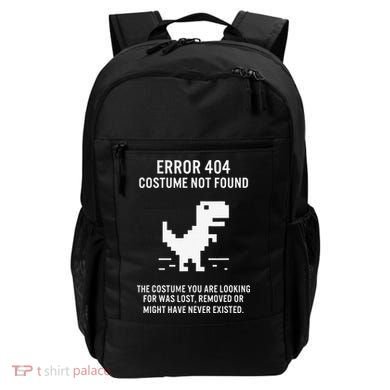 Halloween Error 404 Costume Not Found Coding Programmer Geek Backpack