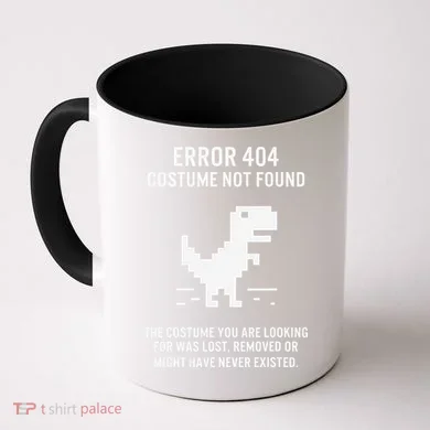 Halloween Error 404 Costume Not Found Coding Programmer Geek Coffee Mug