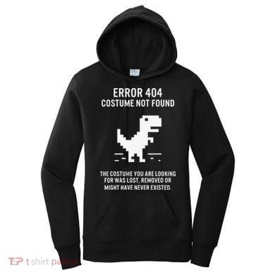 Halloween Error 404 Costume Not Found Coding Programmer Geek Women's Hoodie