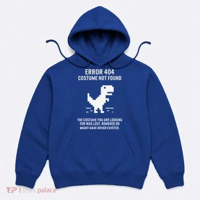 Halloween Error 404 Costume Not Found Coding Programmer Geek Hoodie