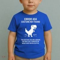 Halloween Error 404 Costume Not Found Coding Programmer Geek Toddler T-Shirt thumb 2