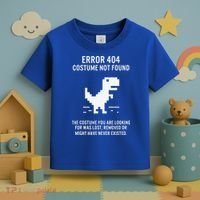 Halloween Error 404 Costume Not Found Coding Programmer Geek Toddler T-Shirt thumb 3