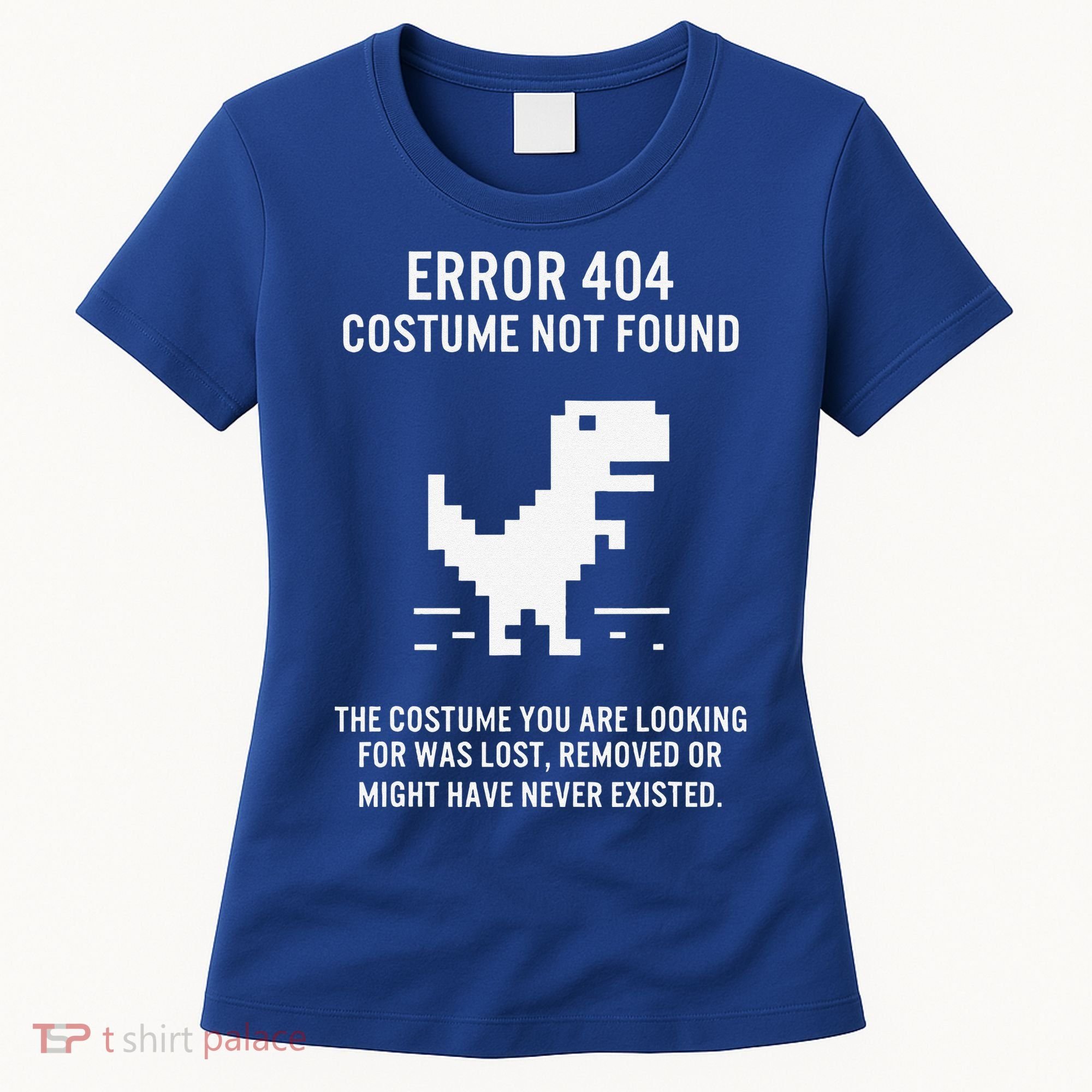 Halloween Error 404 Costume Not Found Coding Programmer Geek Women's T-Shirt