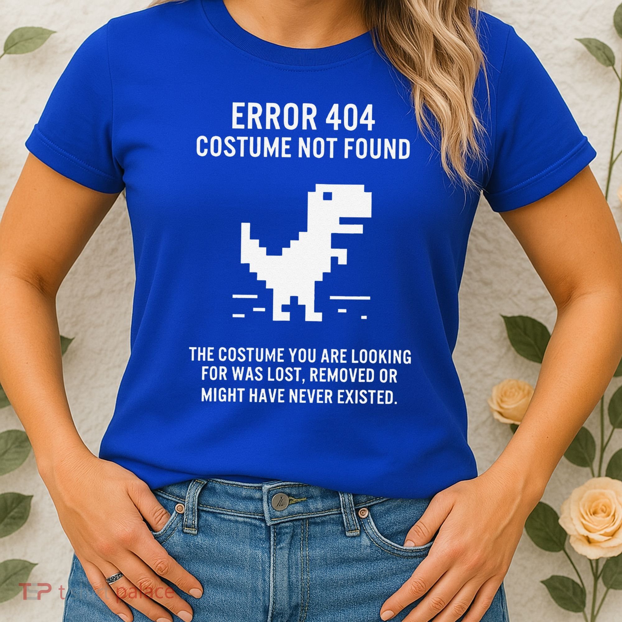 Halloween Error 404 Costume Not Found Coding Programmer Geek Women's T-Shirt