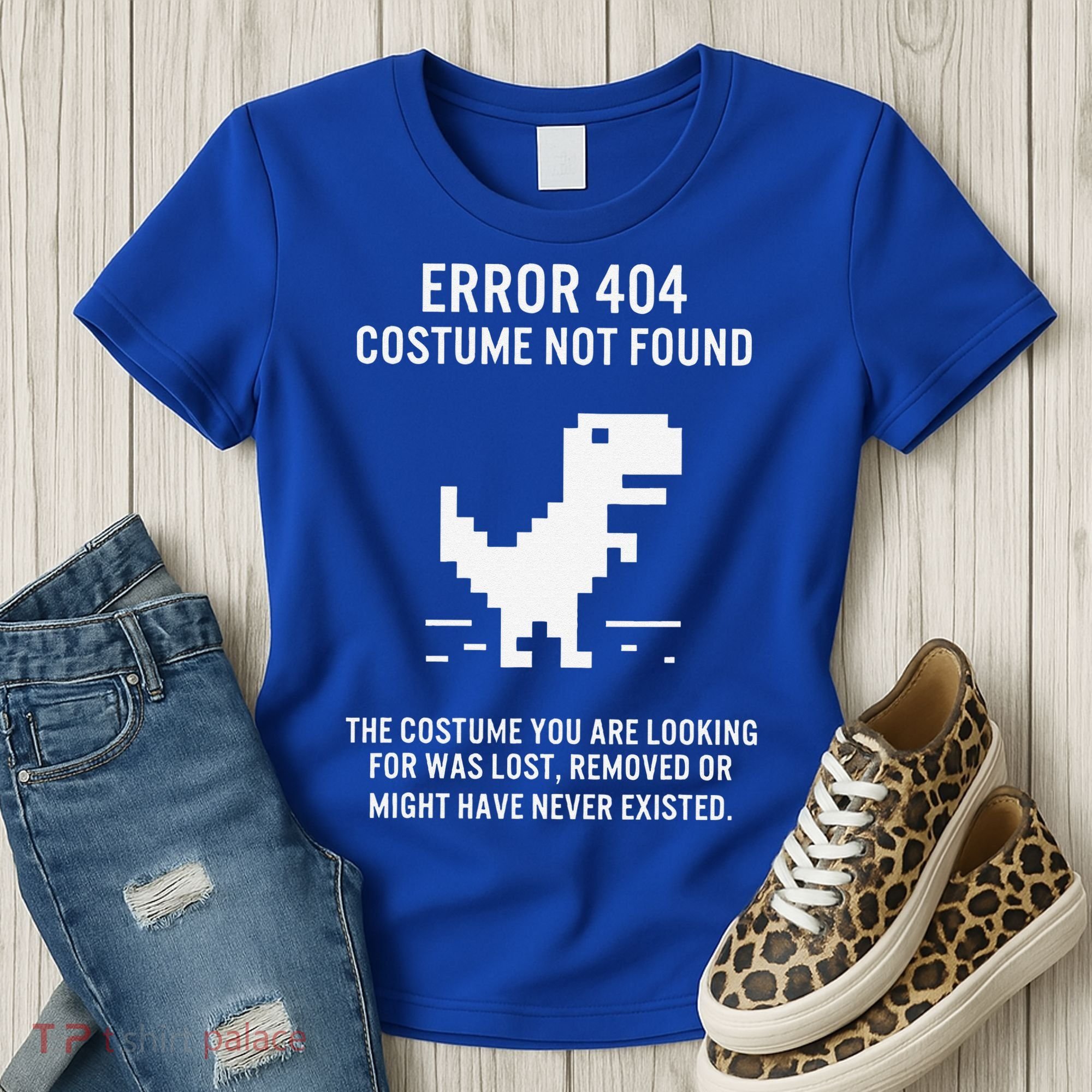 Halloween Error 404 Costume Not Found Coding Programmer Geek Women's T-Shirt