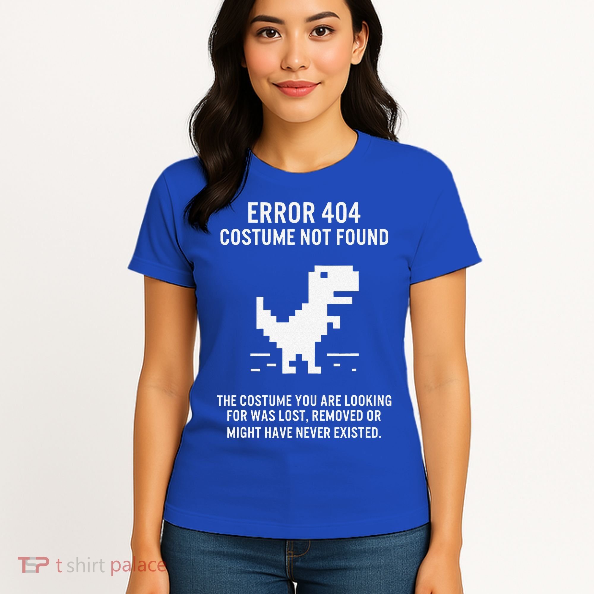 Halloween Error 404 Costume Not Found Coding Programmer Geek Women's T-Shirt