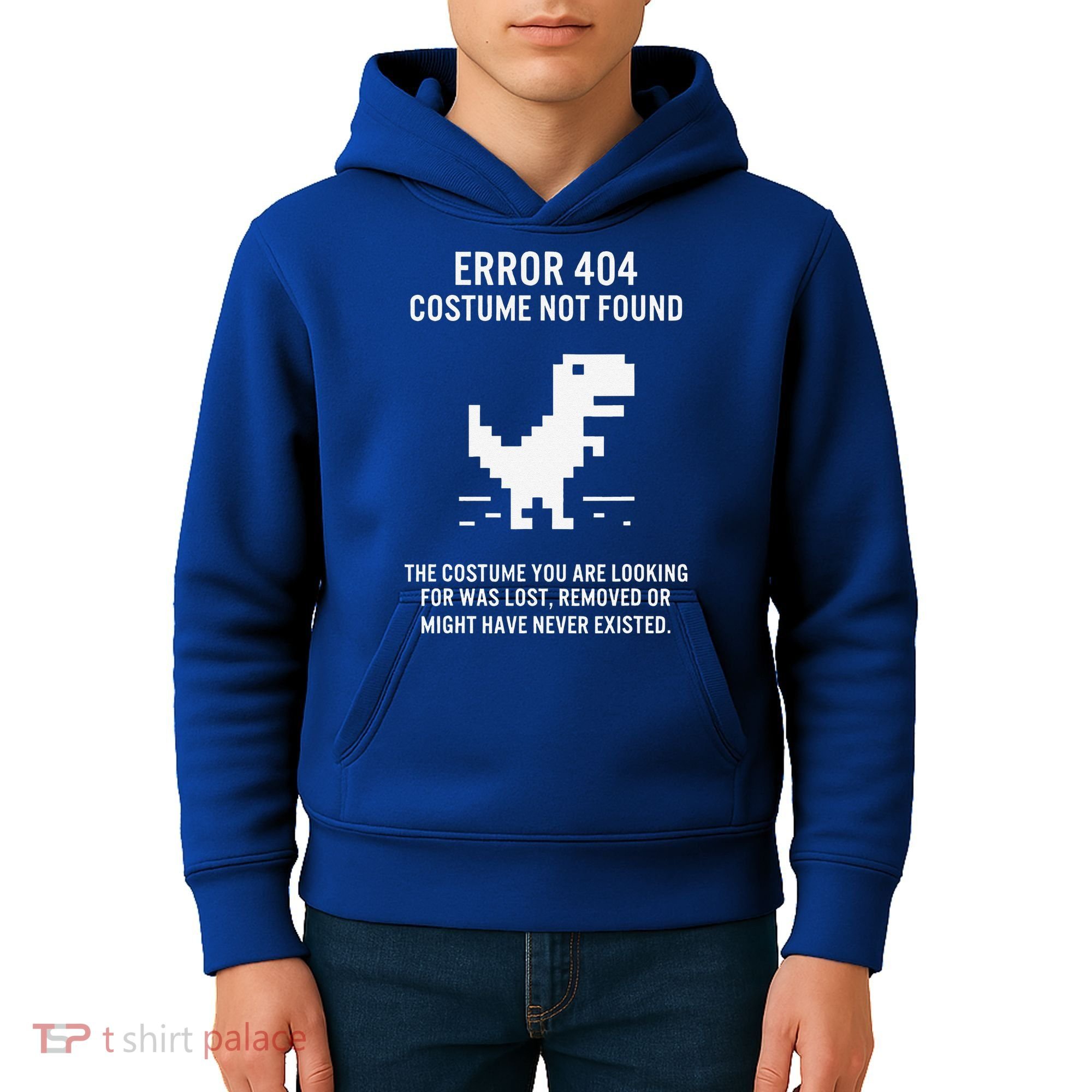 Halloween Error 404 Costume Not Found Coding Programmer Geek Kids Hoodie