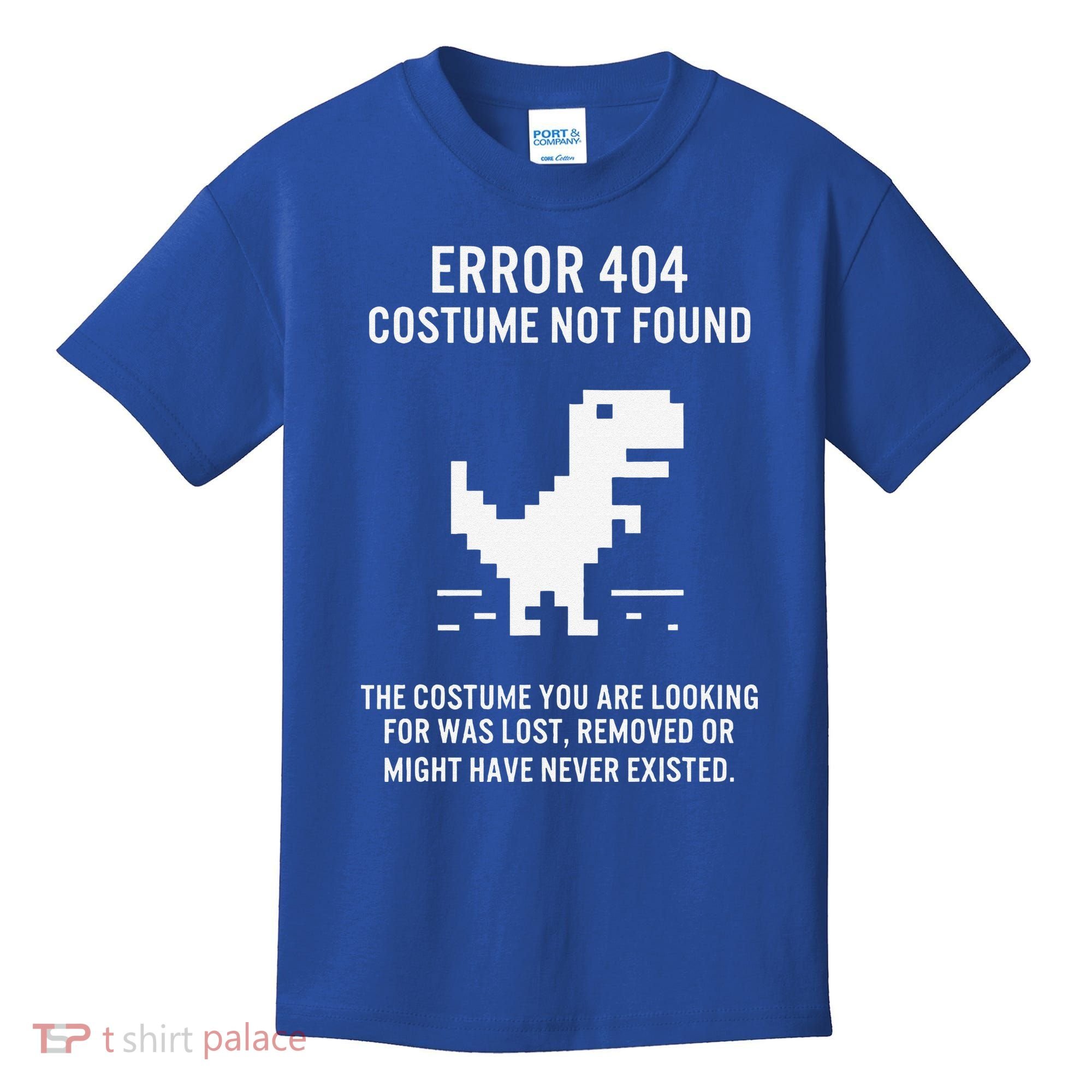 Halloween Error 404 Costume Not Found Coding Programmer Geek Kids T-Shirt