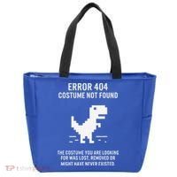 Halloween Error 404 Costume Not Found Coding Programmer Geek Tote Bag thumb 0