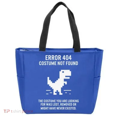 Halloween Error 404 Costume Not Found Coding Programmer Geek Tote Bag