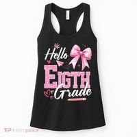 Hello Eight 8th Grade Of School Coquette Teacher Women's Tank Top thumb 0