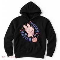 Happy Easter Adorable Bunny Hoodie thumb 0