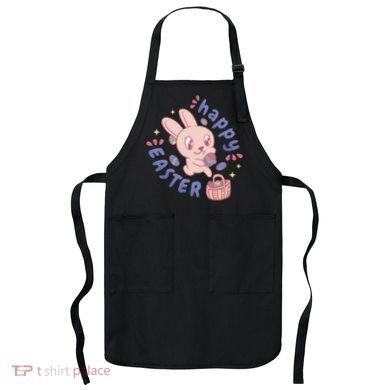 Happy Easter Adorable Bunny Apron