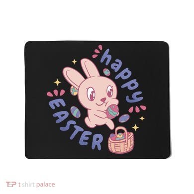 Happy Easter Adorable Bunny Mousepad