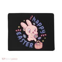 Happy Easter Adorable Bunny Mousepad thumb 0