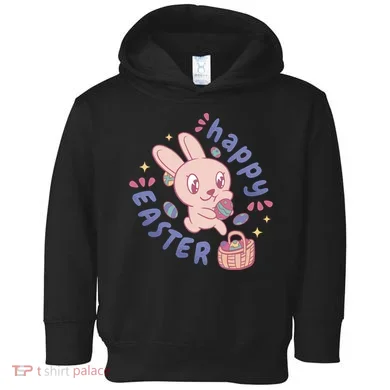 Happy Easter Adorable Bunny Toddler Hoodie