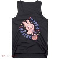 Happy Easter Adorable Bunny Tank Top thumb 0