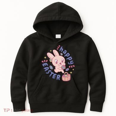Happy Easter Adorable Bunny Kids Hoodie