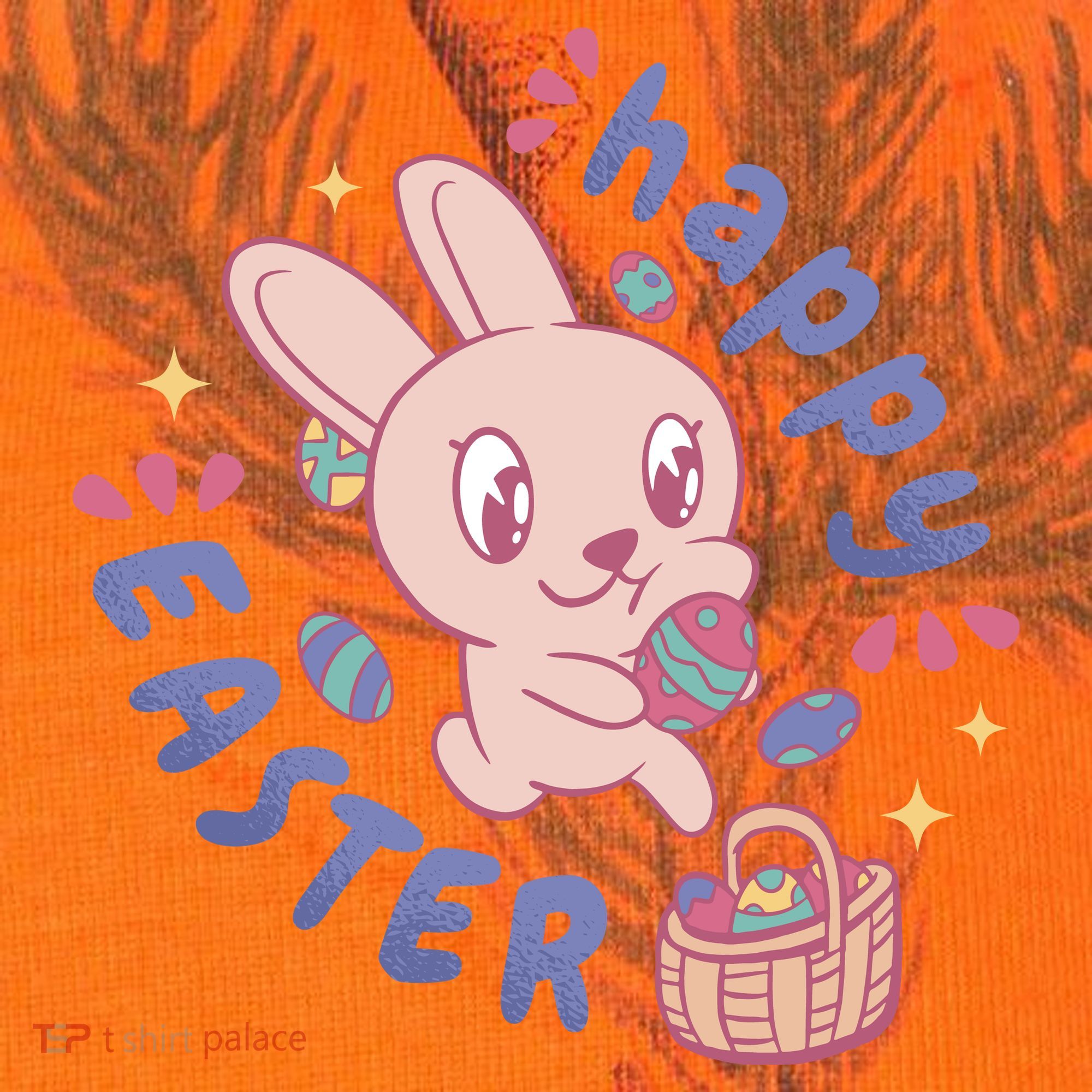 Happy Easter Adorable Bunny Kati Licensed 12" Camo Cuffed Beanie