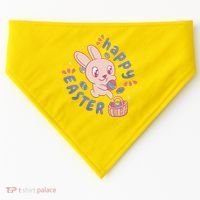 Happy Easter Adorable Bunny USA-Made Doggie Bandana thumb 0