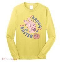 Happy Easter Adorable Bunny Long Sleeve Shirt thumb 0