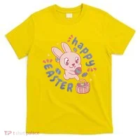 Happy Easter Adorable Bunny T-Shirt thumb 0