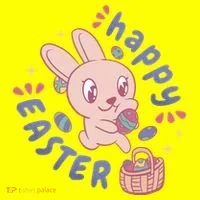 Happy Easter Adorable Bunny T-Shirt thumb 7