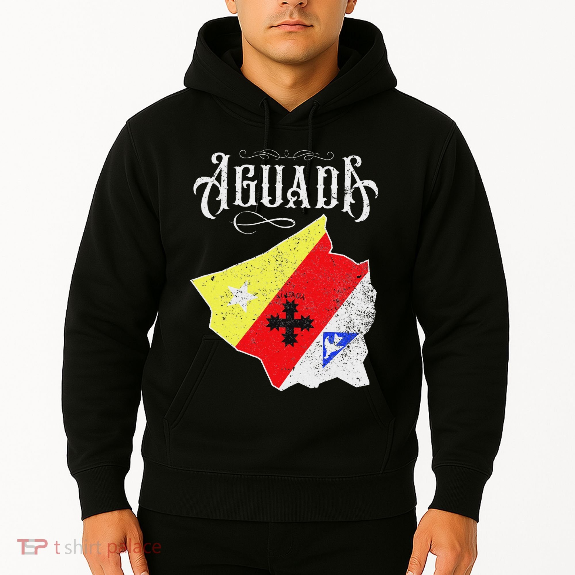 Hecho En Aguada Camisas De Puerto Rico Hoodie