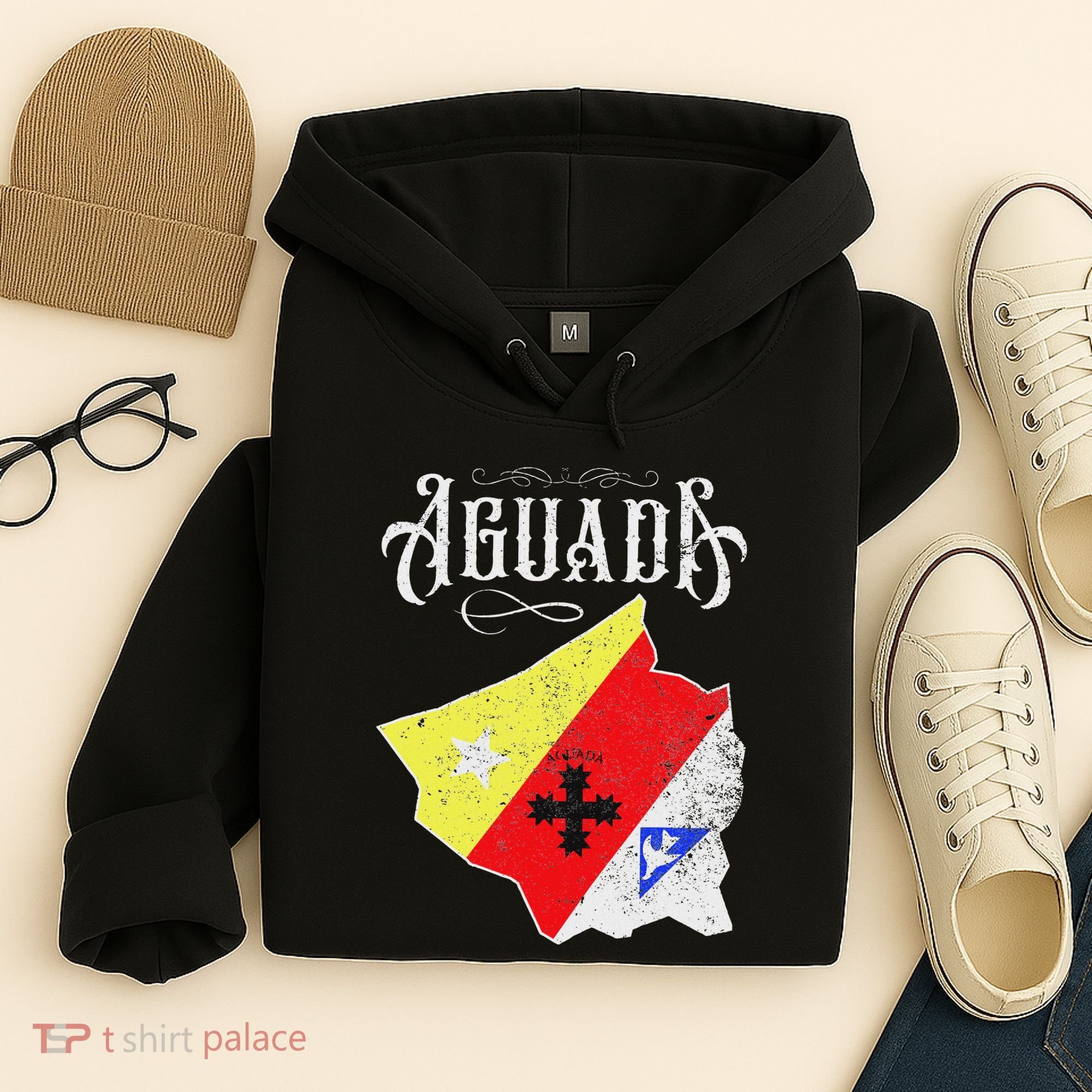 Hecho En Aguada Camisas De Puerto Rico Hoodie