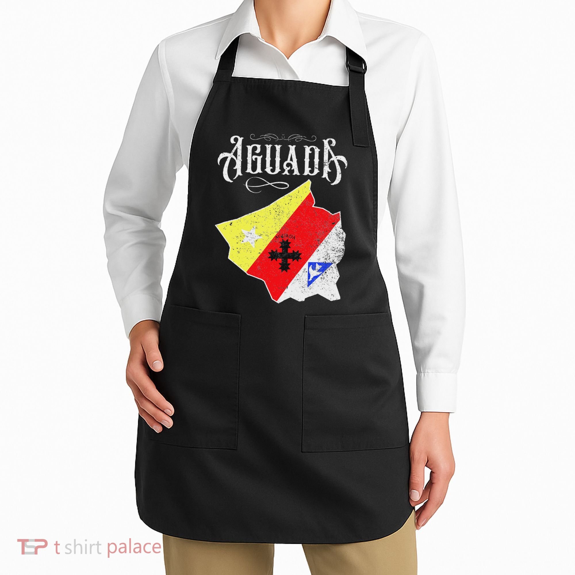 Hecho En Aguada Camisas De Puerto Rico Apron