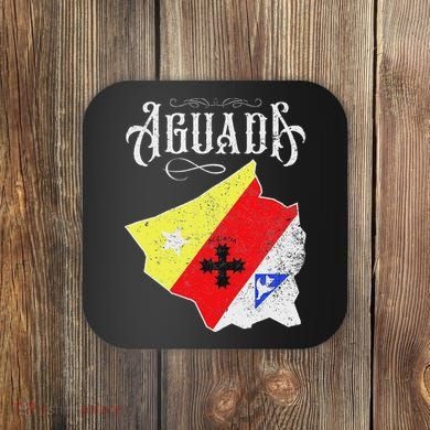 Hecho En Aguada Camisas De Puerto Rico Coaster