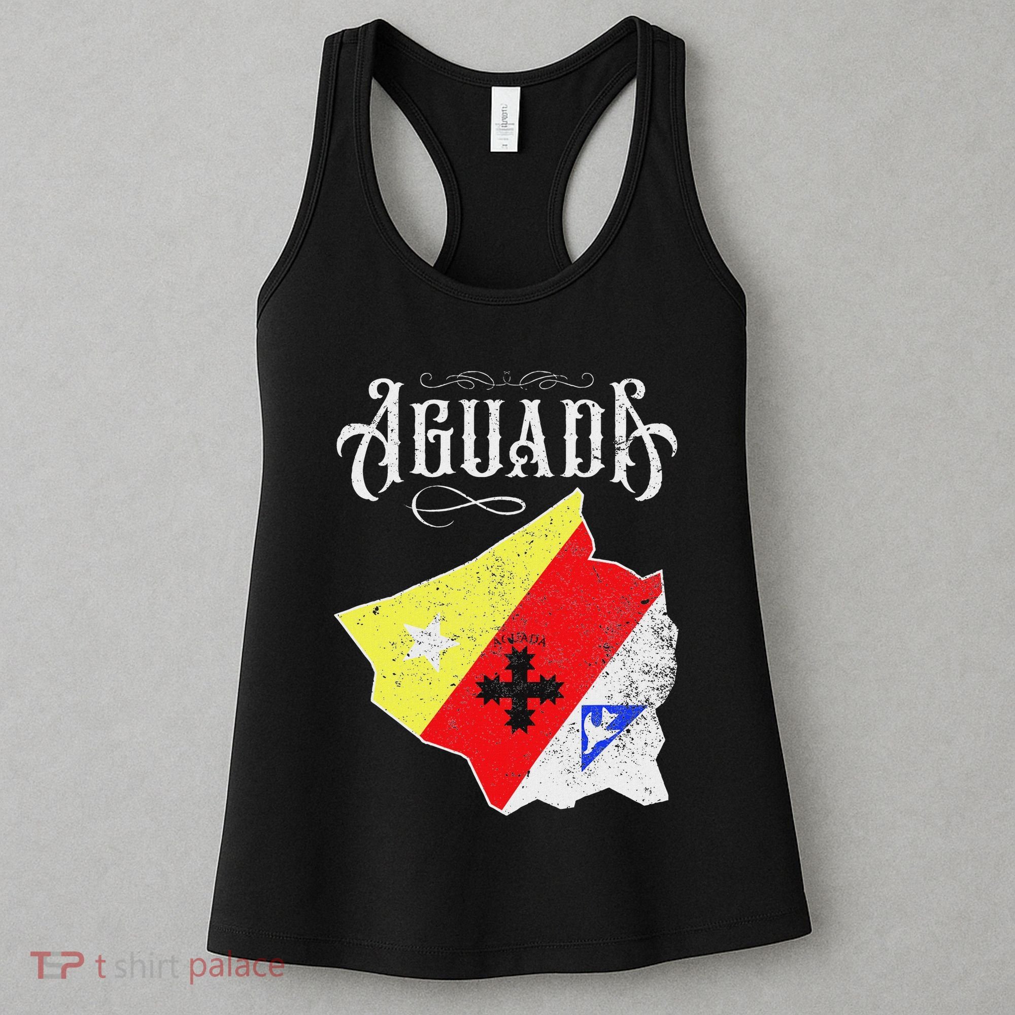 Hecho En Aguada Camisas De Puerto Rico Women's Tank Top