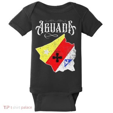 Hecho En Aguada Camisas De Puerto Rico Baby Bodysuit