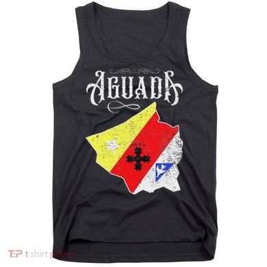 Hecho En Aguada Camisas De Puerto Rico Tank Top