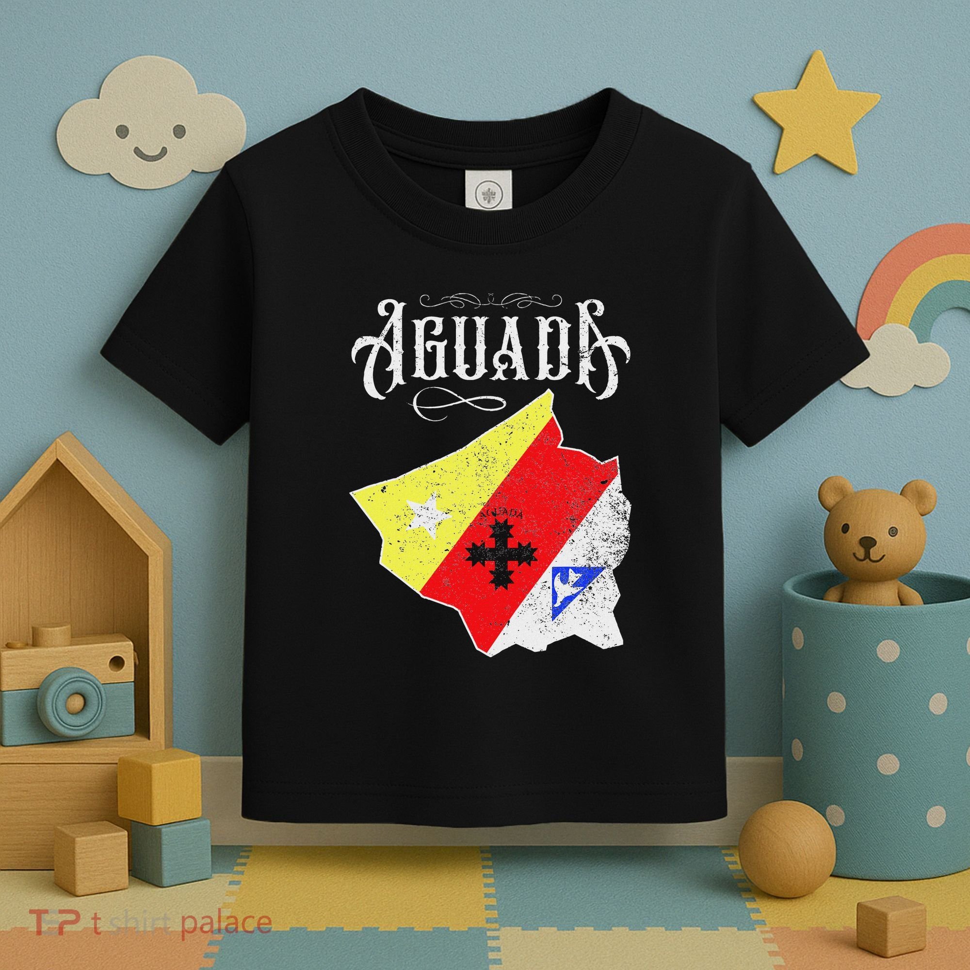 Hecho En Aguada Camisas De Puerto Rico Toddler T-Shirt