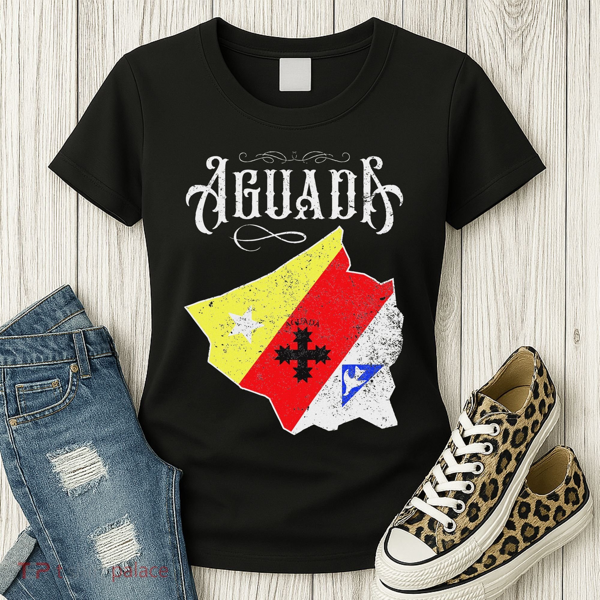 Hecho En Aguada Camisas De Puerto Rico Women's T-Shirt