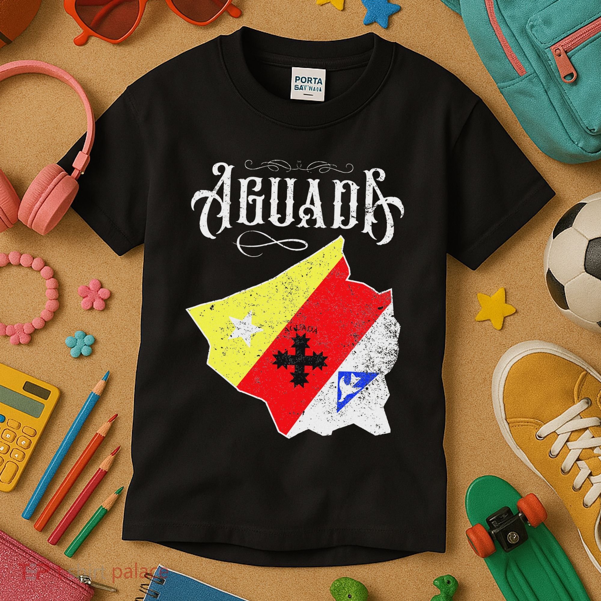 Hecho En Aguada Camisas De Puerto Rico Kids T-Shirt