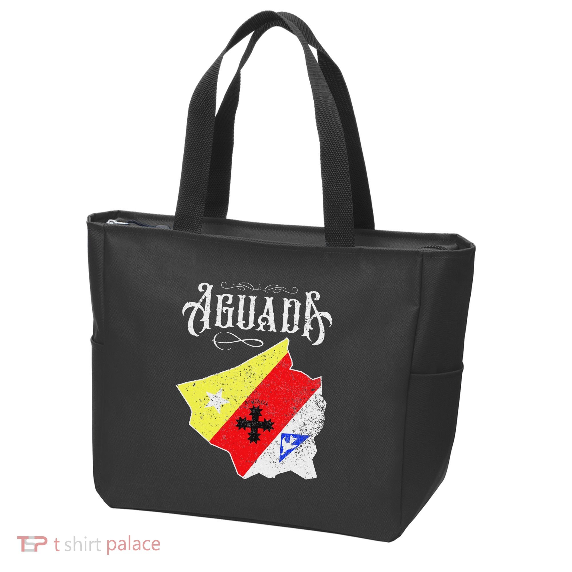 Hecho En Aguada Camisas De Puerto Rico Tote Bag