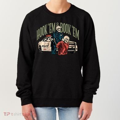 Hook Em And Book Em Women's Sweatshirt