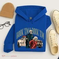 Hook Em And Book Em Hoodie thumb 4