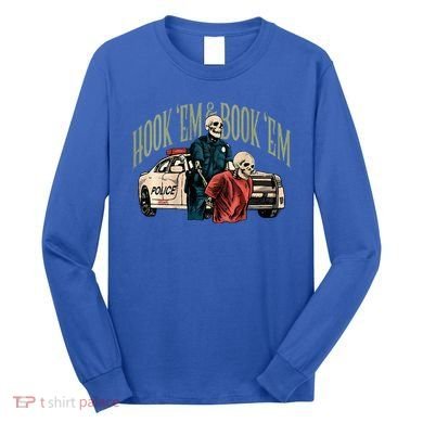 Hook Em And Book Em Long Sleeve Shirt