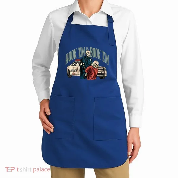 Hook Em And Book Em Apron