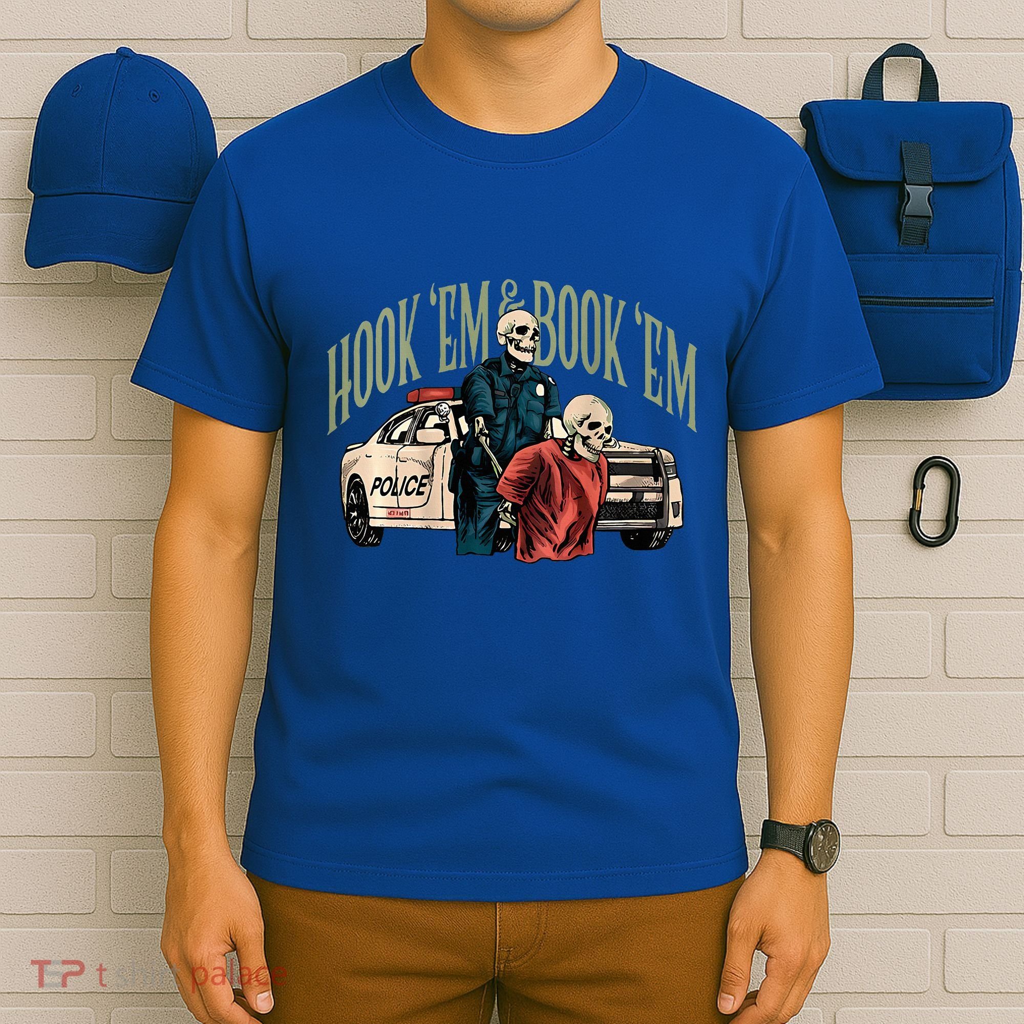 Hook Em And Book Em T-Shirt