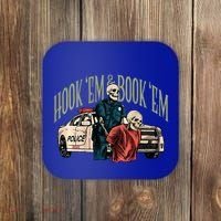 Hook Em And Book Em Coaster thumb 0