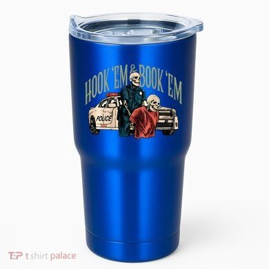 Hook Em And Book Em Tumbler