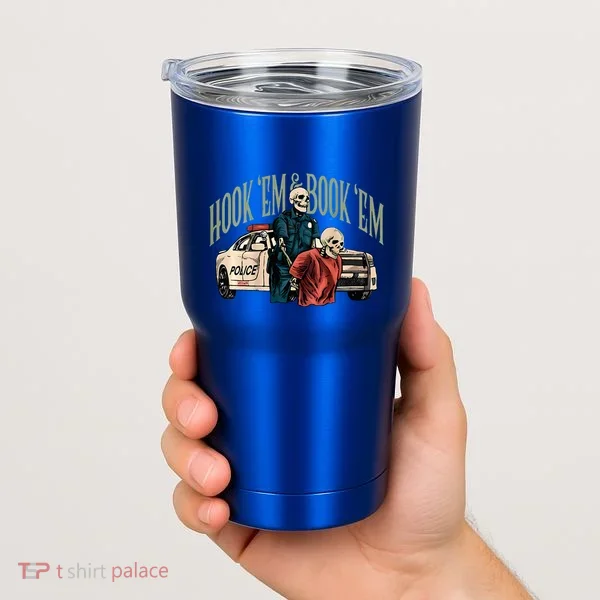 Hook Em And Book Em Tumbler
