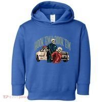 Hook Em And Book Em Toddler Hoodie thumb 0