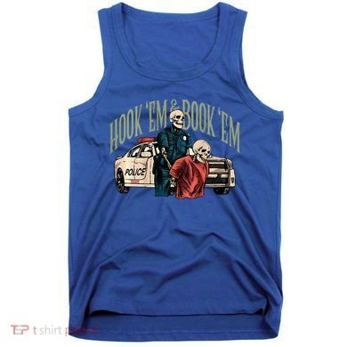 Hook Em And Book Em Tank Top