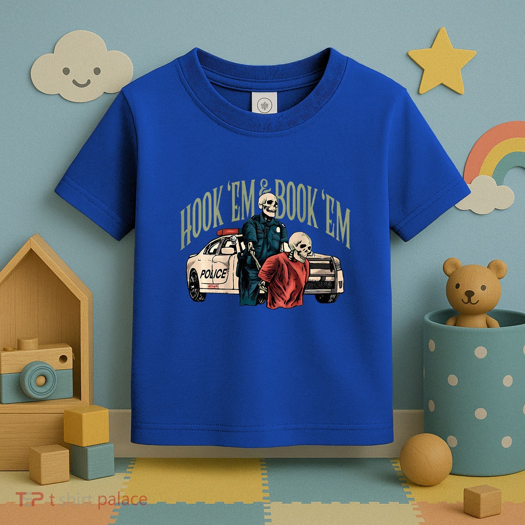 Hook Em And Book Em Toddler T-Shirt