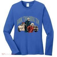 Hook Em And Book Em Women's Long Sleeve Shirt thumb 0